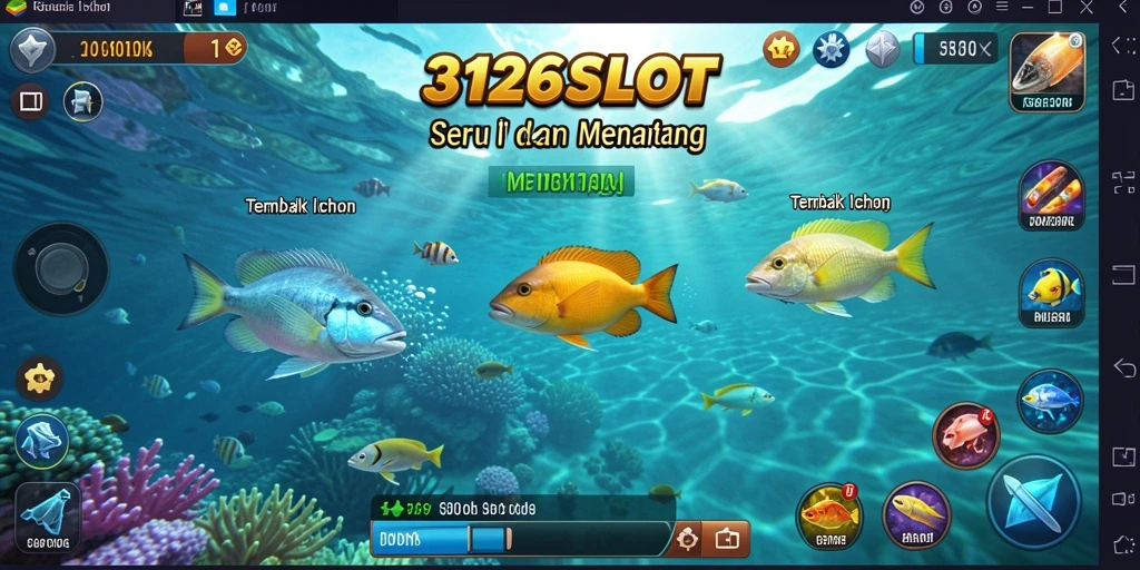 Tangkapan ikan yang spektakuler dalam gameplay 3126SLOT.