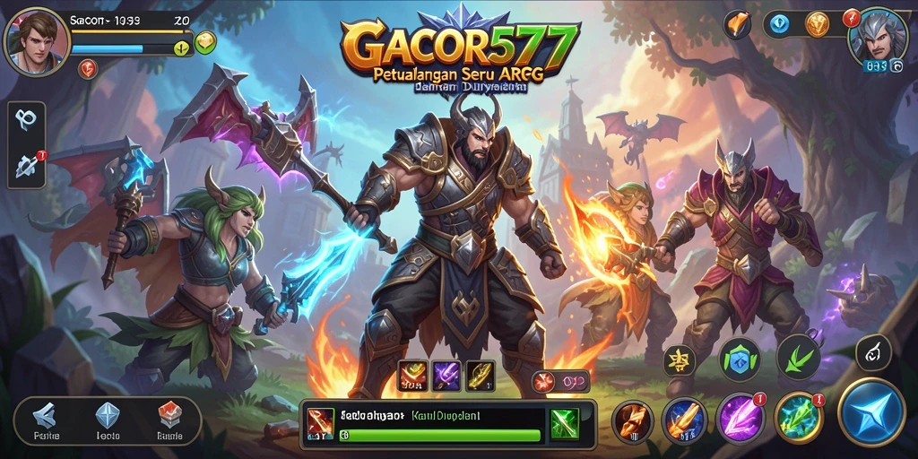 Tampilan gameplay seru GACOR577 dalam dunia ARPG yang penuh aksi.