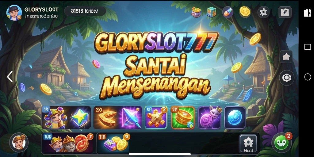 Tampilan gameplay GLORYSLOT777 yang seru dan menarik.
