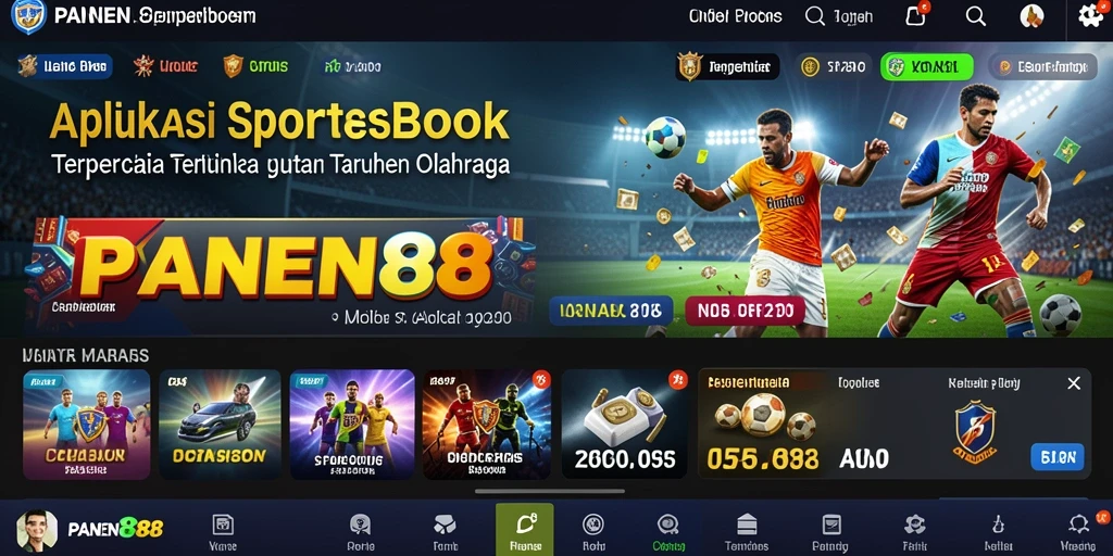 Tampilan menarik dari gameplay Sportsbook PANEN88 yang memukau.