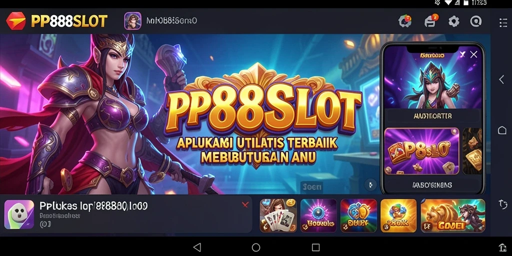Tampilan antarmuka pengguna PP88SLOT yang intuitif dan fungsional.