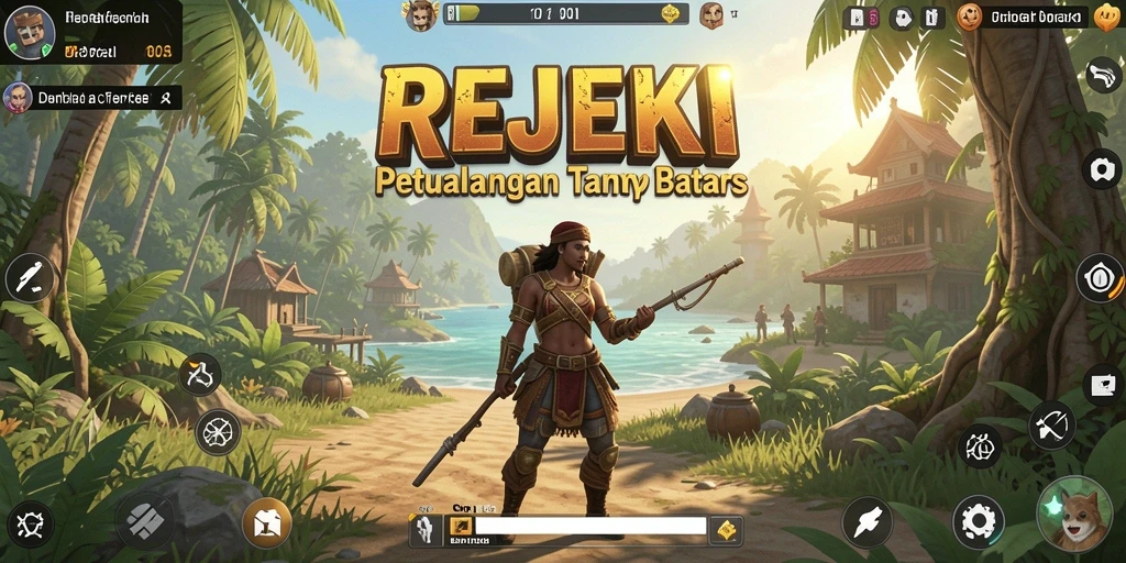 Tampilan gameplay <strong>REJEKI</strong> yang menakjubkan di dunia terbuka.