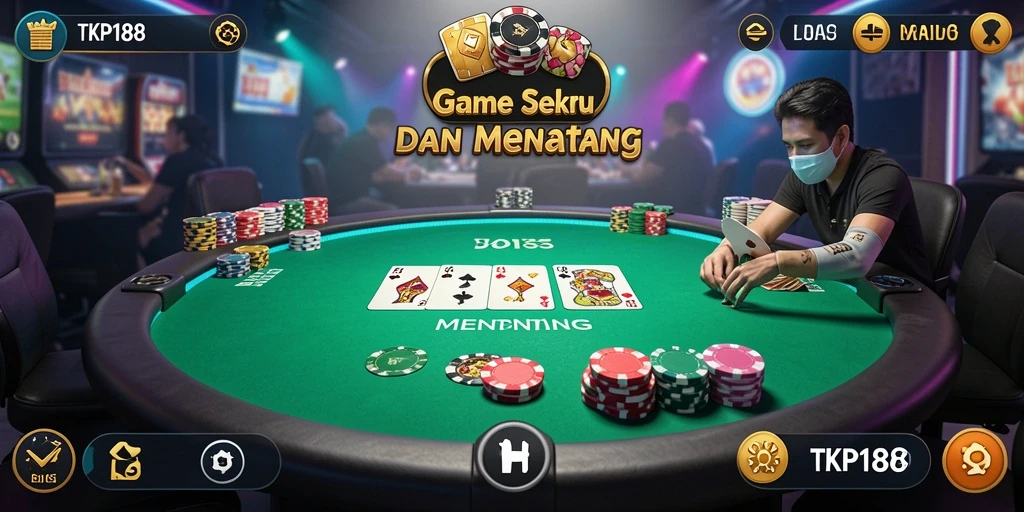 Gameplay seru dan menantang dalam TKP188 Poker.