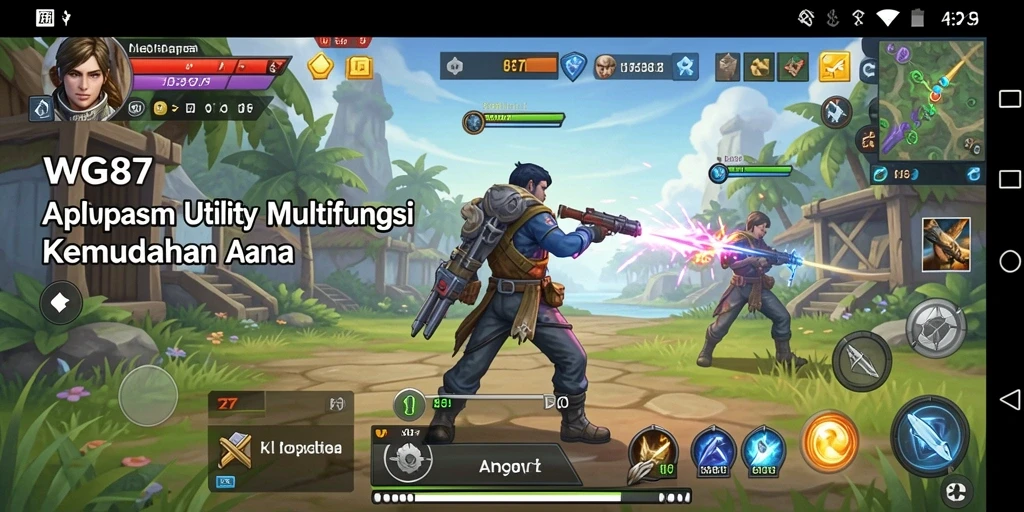 Tampilan antarmuka WG87 yang bersih dan fungsional.
