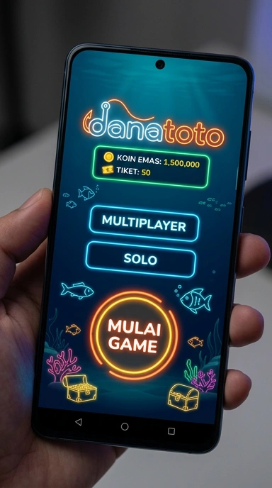 Tampilan aplikasi danatoto yang informatif.